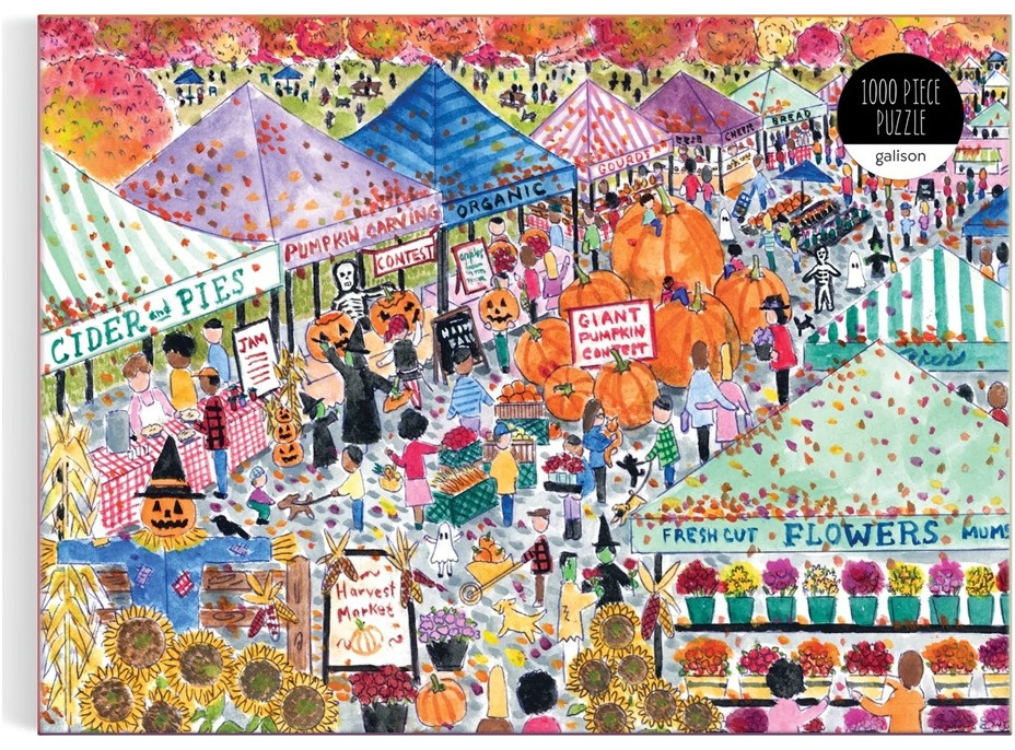 Galison Puzzle Trh jesennej úrody 1000 dielikov