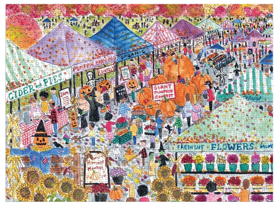 Galison Puzzle Trh jesennej úrody 1000 dielikov