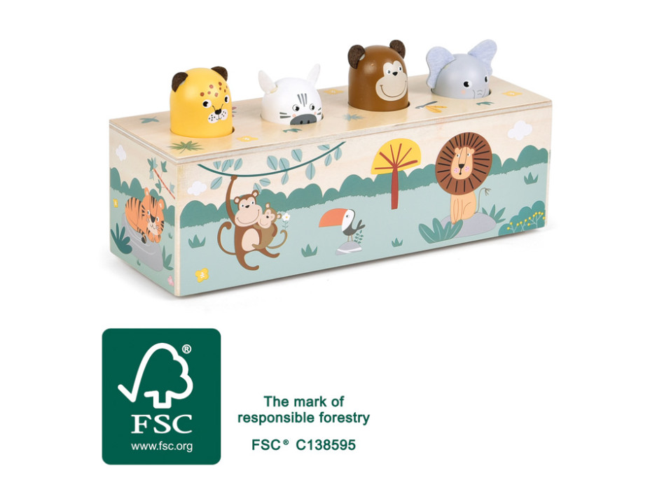 small foot Zvuková zatĺkačka Safari