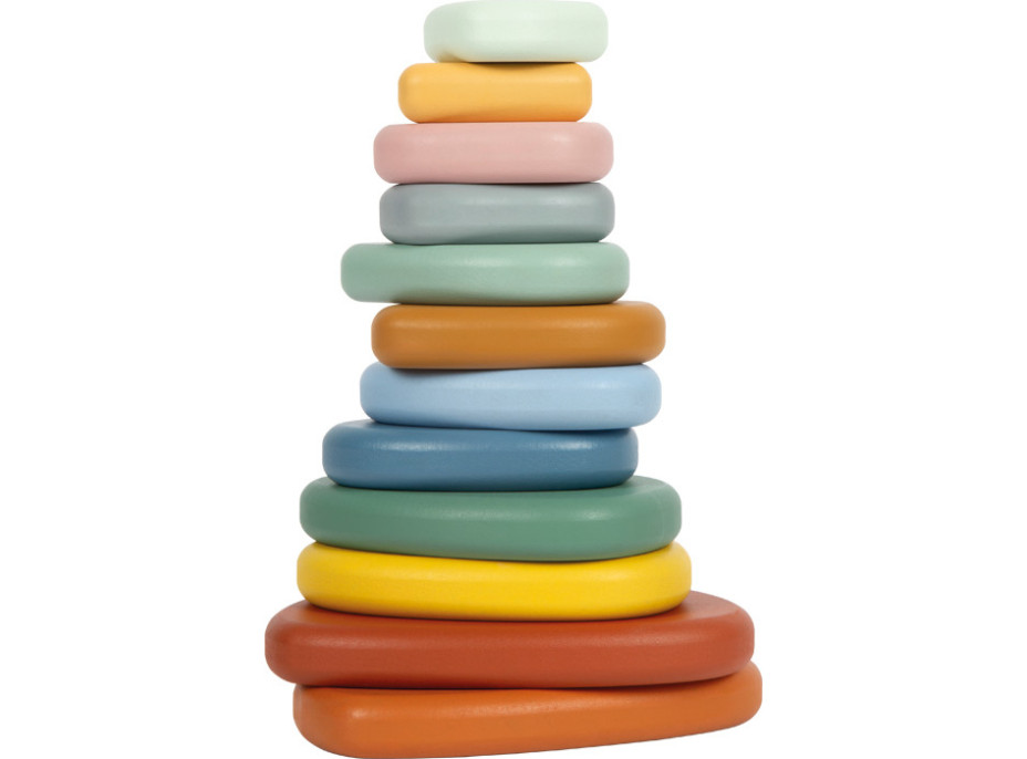 small foot Montessori riečne kamene Balančná hra