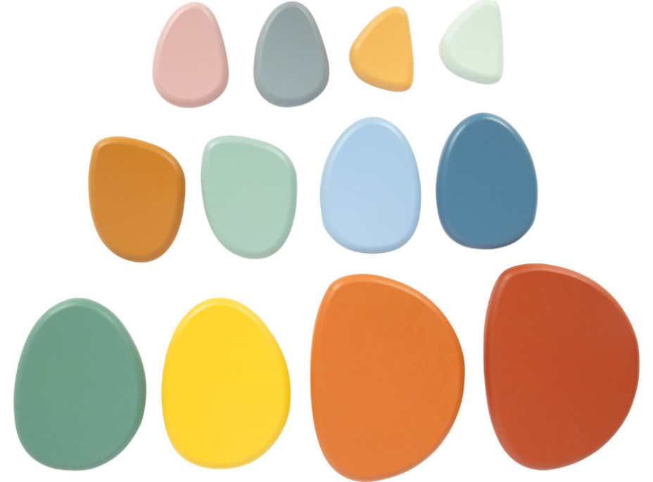 small foot Montessori riečne kamene Balančná hra