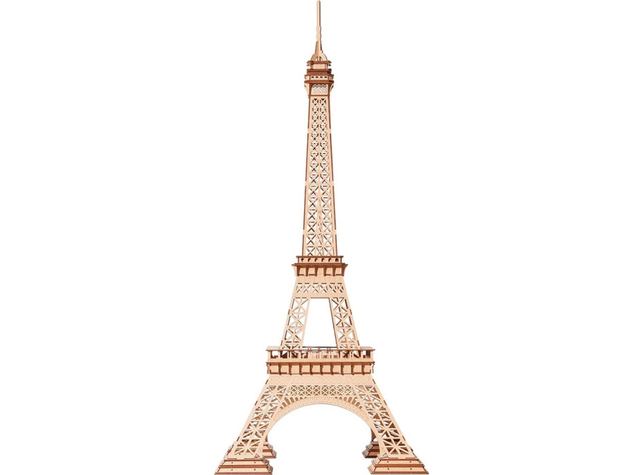 RoboTime 3D drevená skladačka Eiffelova veža veľká