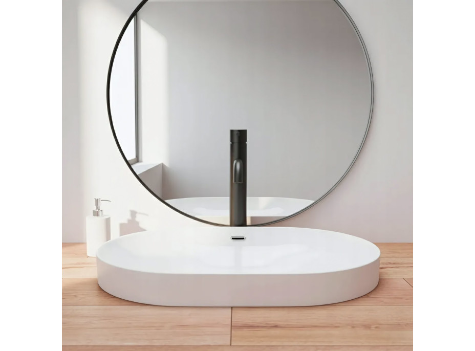 Keramické umývadlo BASARO TERRA - biele