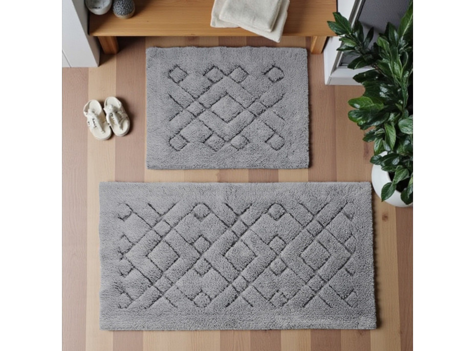 Kúpeľňová predložka BOSTON 12 - šedá