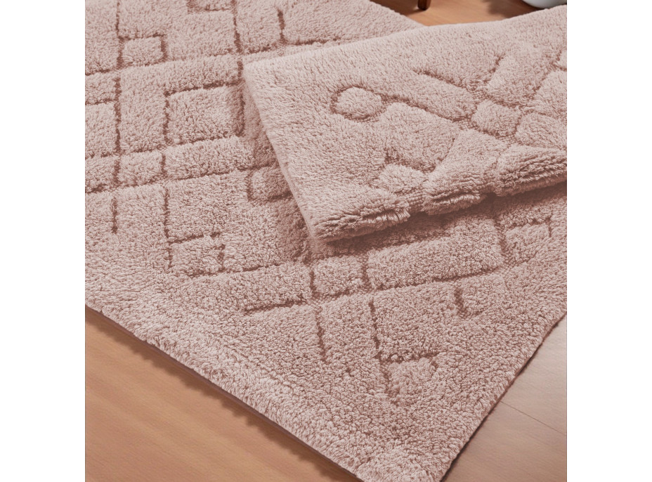 Kúpeľňová predložka BOSTON 12 - ružová