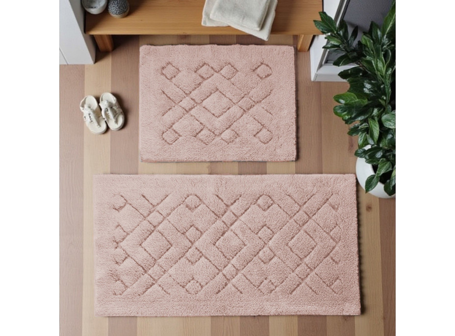 Kúpeľňová predložka BOSTON 12 - ružová