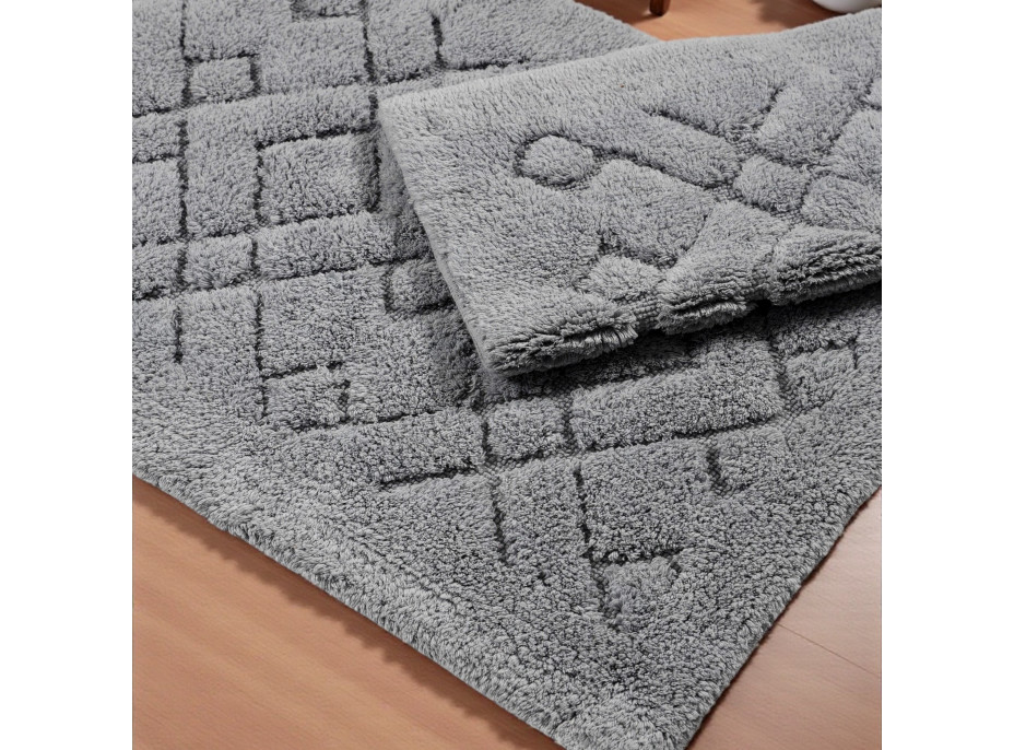 Kúpeľňová predložka BOSTON 12 - šedá