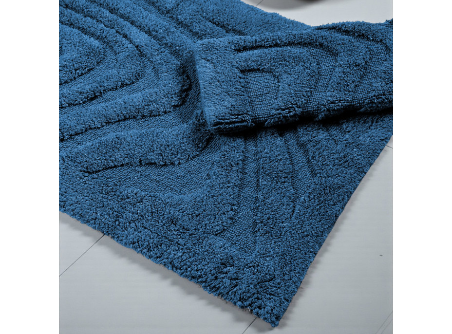 Kúpeľňová predložka BOSTON 11 - tmavo modrá