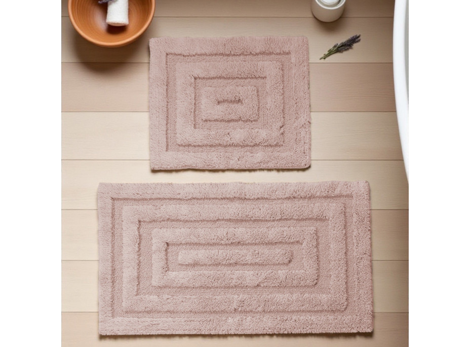 Kúpeľňová predložka BOSTON 13 - ružová