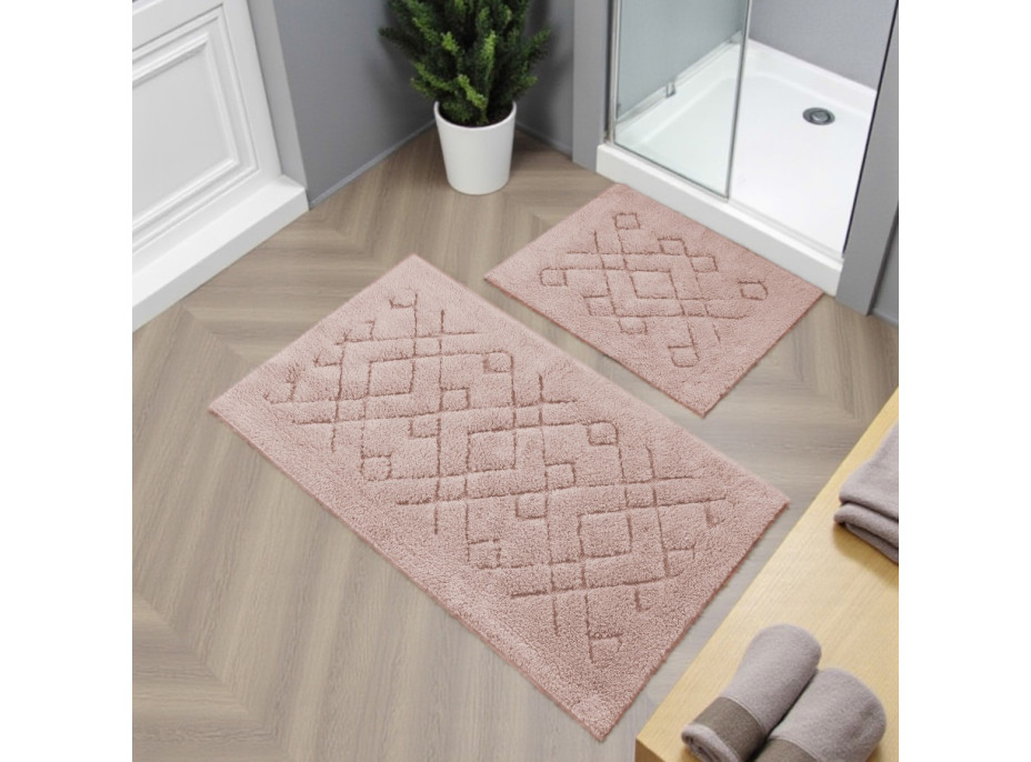 Kúpeľňová predložka BOSTON 12 - ružová