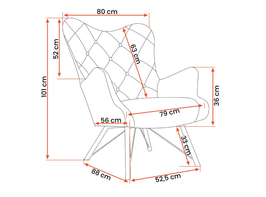 Kreslo MARION (viac variant)