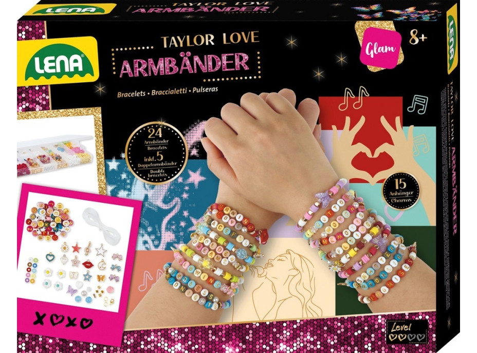 Lena Náramky priateľstva veľké Taylor Love