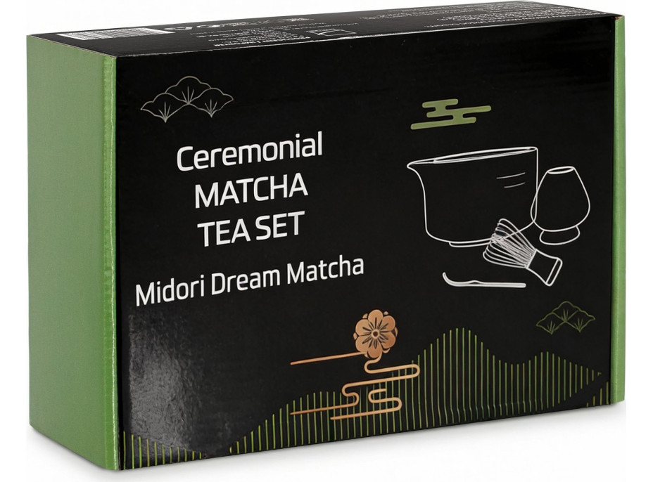 Matcha set MIDORI DREAM - čierny