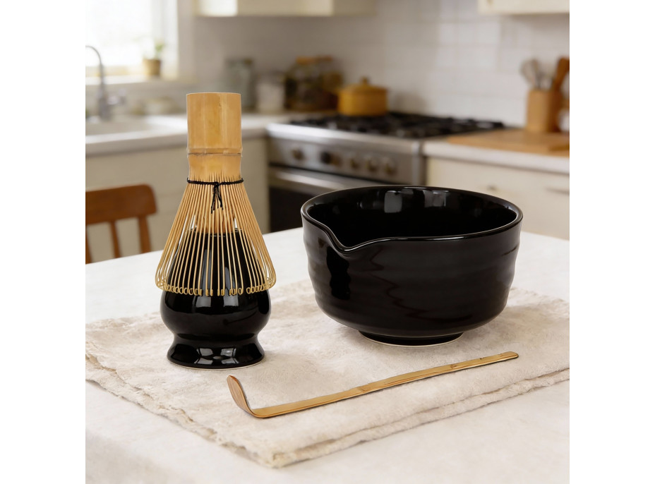 Matcha set MIDORI DREAM - čierny