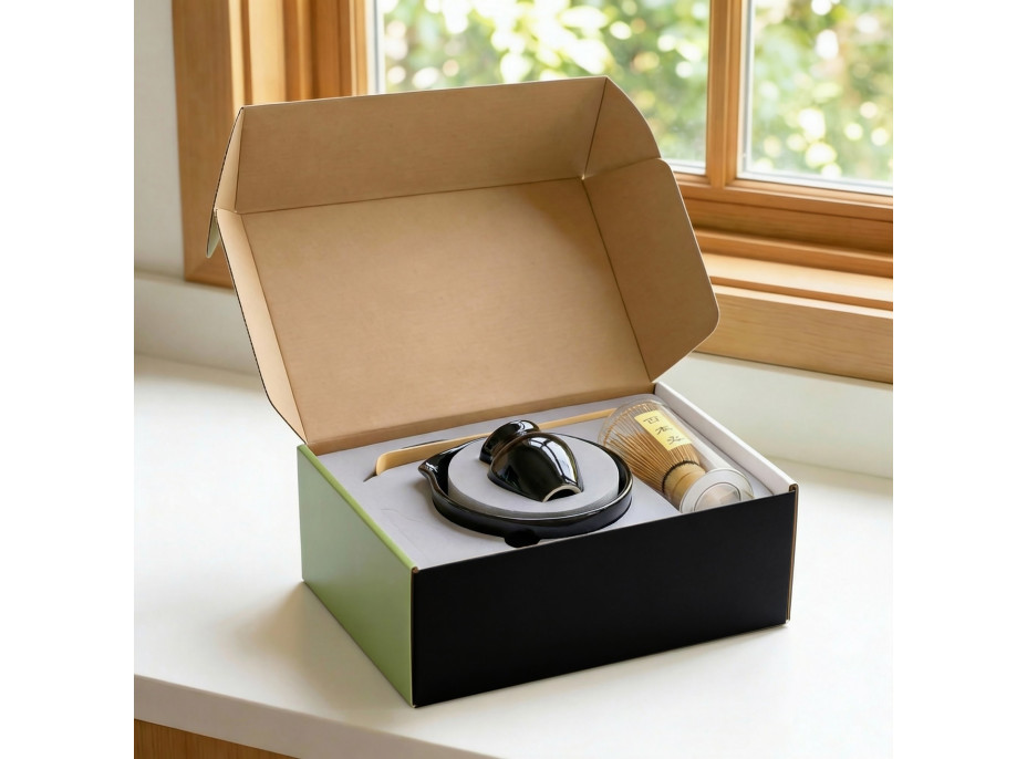 Matcha set MIDORI DREAM - čierny