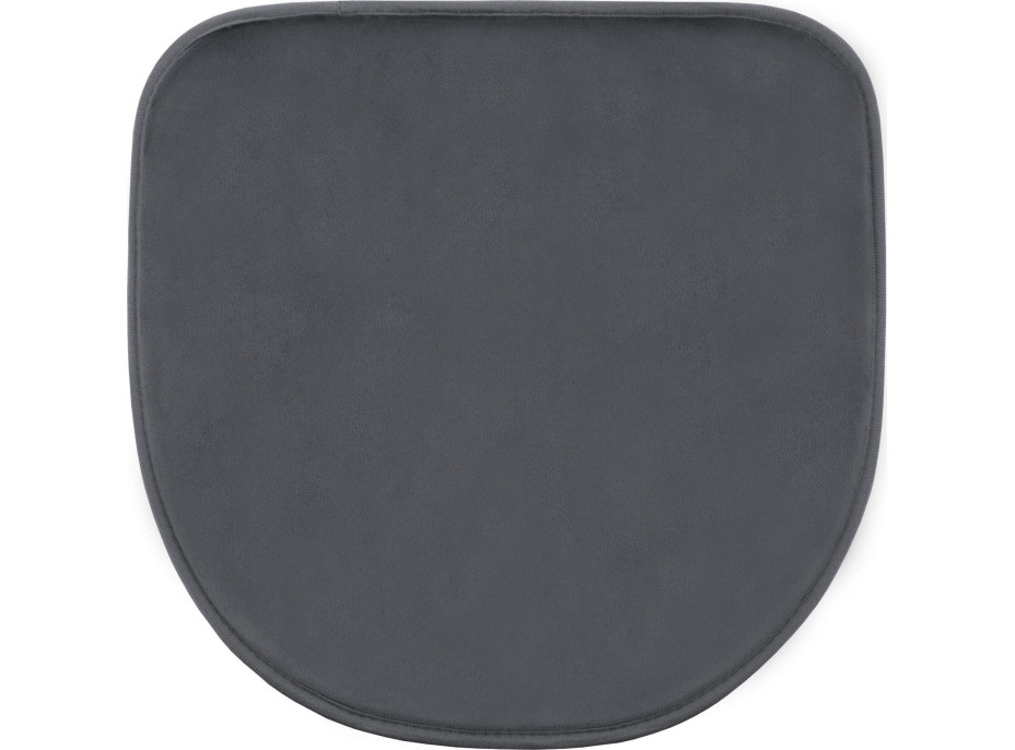 Podsedák na stoličku MARIE 39x38 cm - grafitový