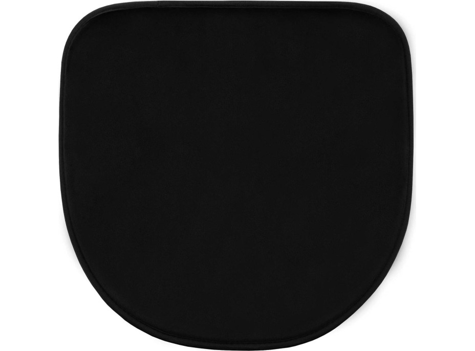 Podsedák na stoličke MARIE 39x38 cm - čierny