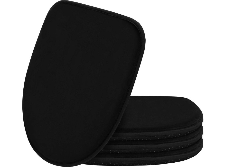 Podsedák na stoličke MARIE 39x38 cm - čierny