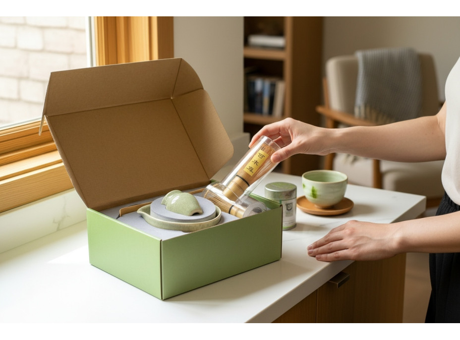 Matcha set MIDORI DREAM - zelený