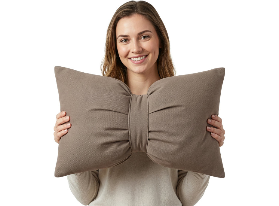 Dekoračný vankúš GLAM 30x50 cm - béžový