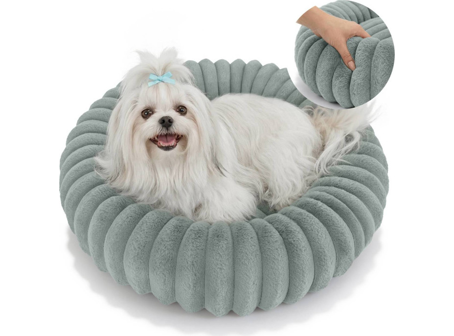 Pelech pre psy a mačky ROYAL LOUNGE 90 cm - šalviový