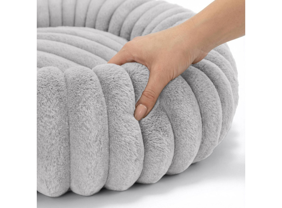 Pelech pre psy a mačky ROYAL LOUNGE 60 cm - šedý