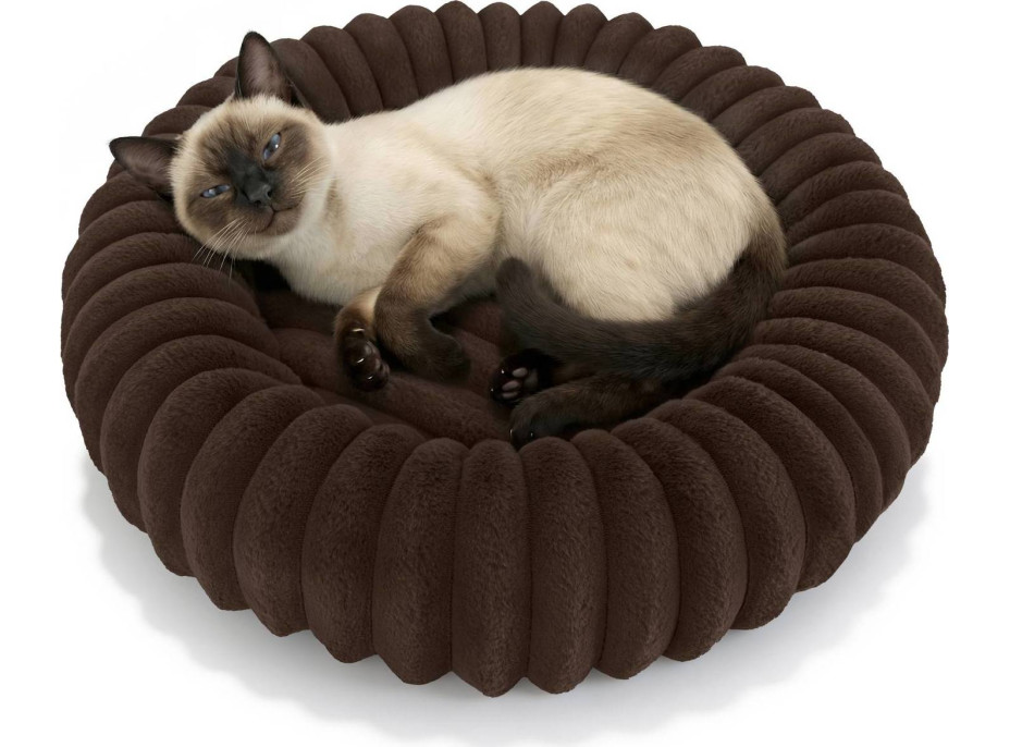 Pelech pre psy a mačky ROYAL LOUNGE 90 cm - hnedý