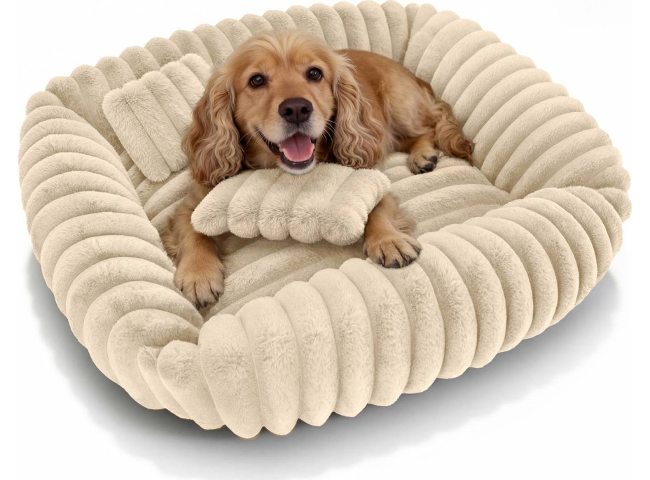 Pelech pre psov TOLA 70x80 cm - béžový