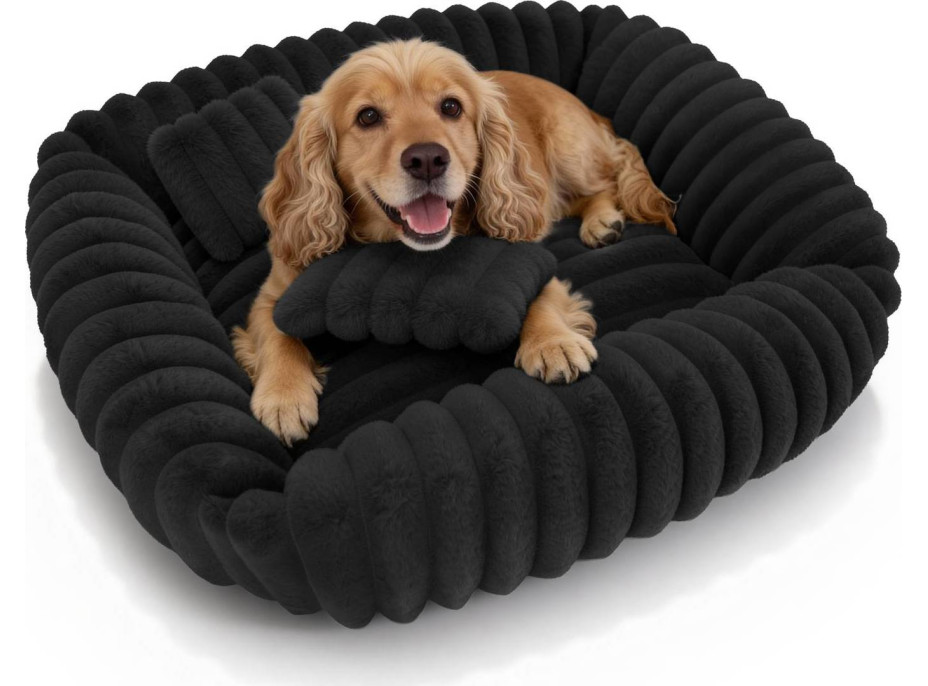 Pelech pre psov TOLA 70x80 cm - čierny