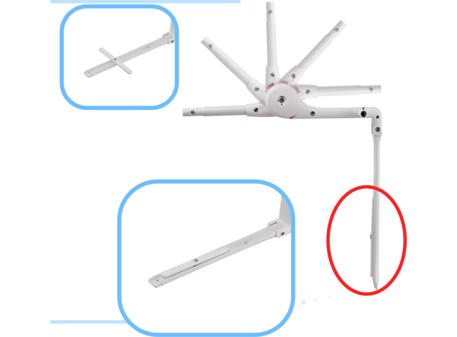 Bezpečnostná zábrana k posteli - 90 cm - Ovečka
