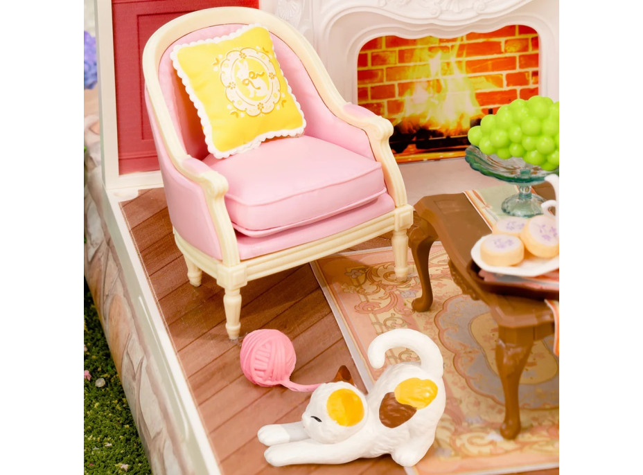 RoboTime 3D drevená skladačka Miniatúra domčeka Čaj o piatej