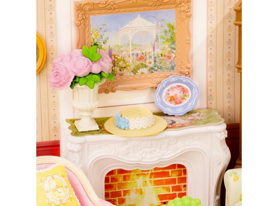 RoboTime 3D drevená skladačka Miniatúra domčeka Čaj o piatej