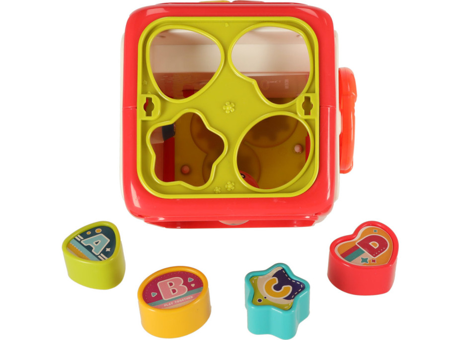 Manipulačná zmyslová Montessori kocka 6v1