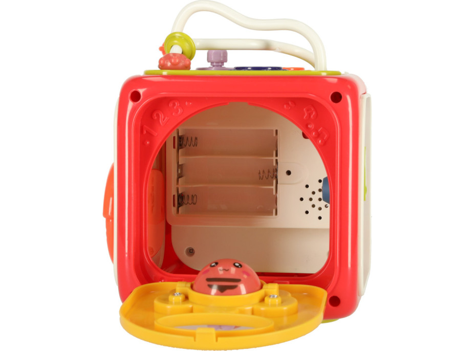 Manipulačná zmyslová Montessori kocka 6v1