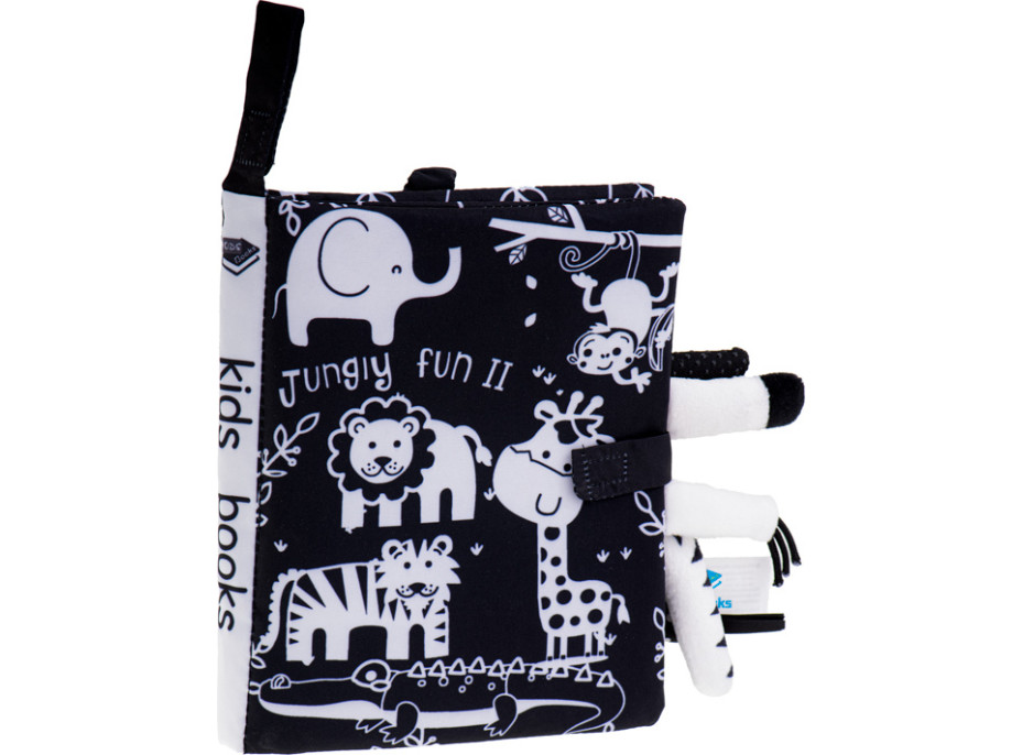 Zmyslová kniha Mäkké zvieracie chvostíky - Safari