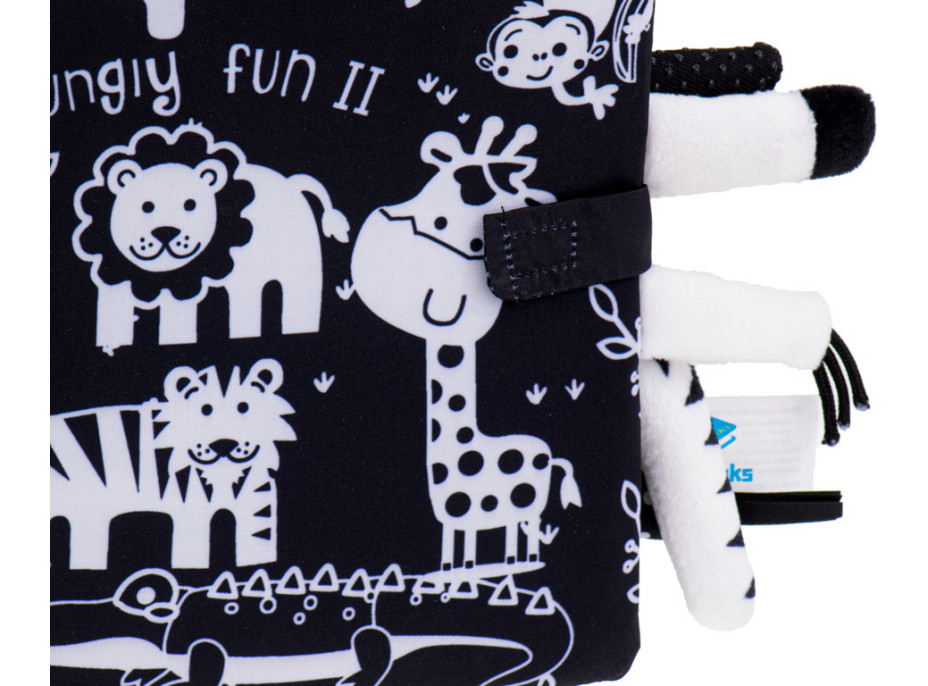 Zmyslová kniha Mäkké zvieracie chvostíky - Safari