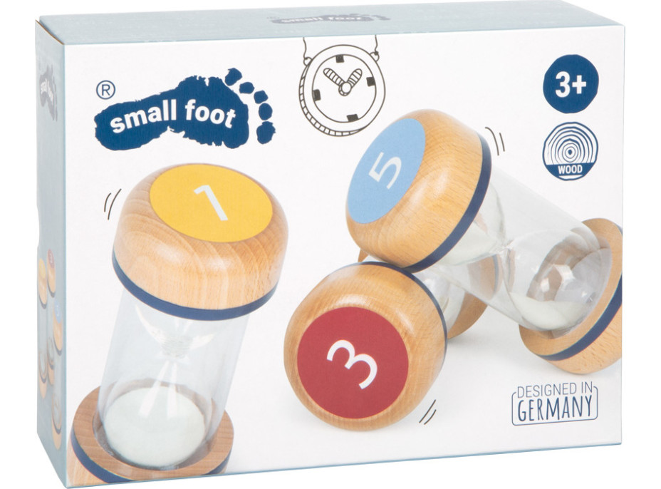 small foot Sada drevených presýpacích hodín