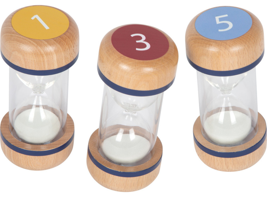 small foot Sada drevených presýpacích hodín