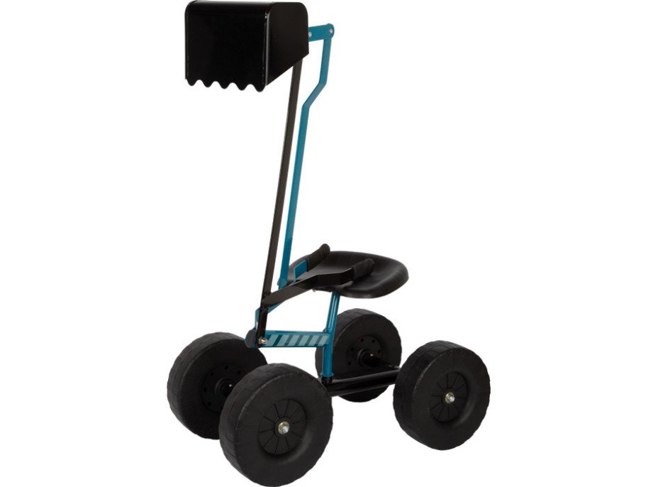 small foot Bager s kolieskami modrý