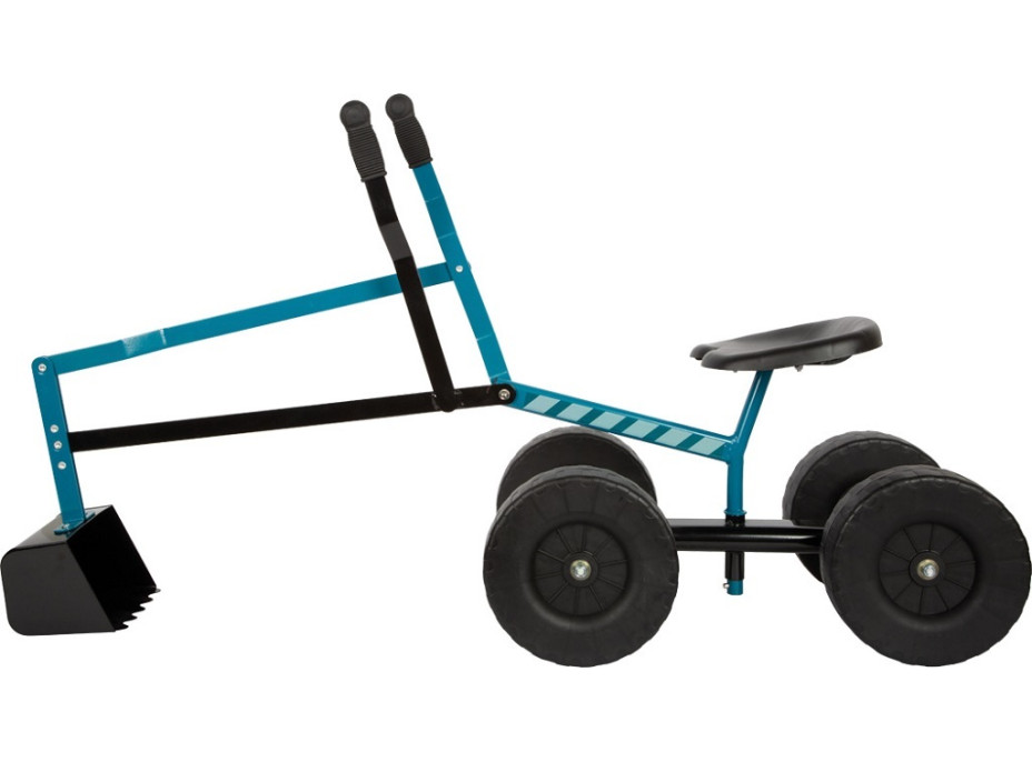 small foot Bager s kolieskami modrý