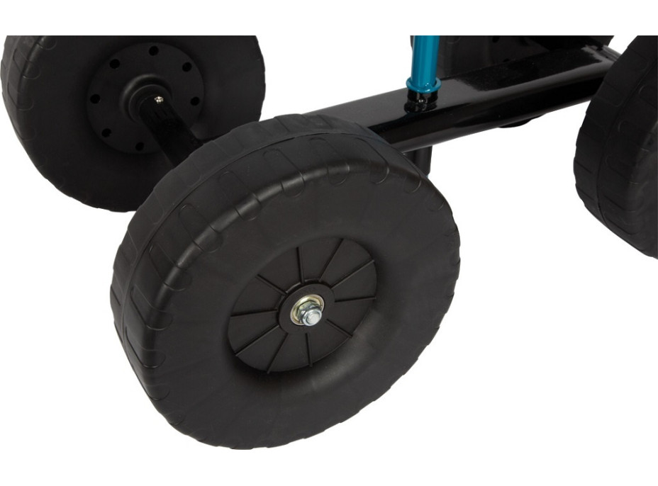 small foot Bager s kolieskami modrý