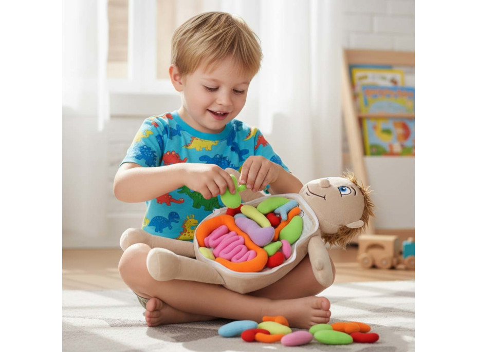 Bábika na učenie anatómie - chlapec