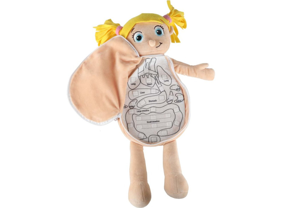 Bábika na učenie anatómie - dievča