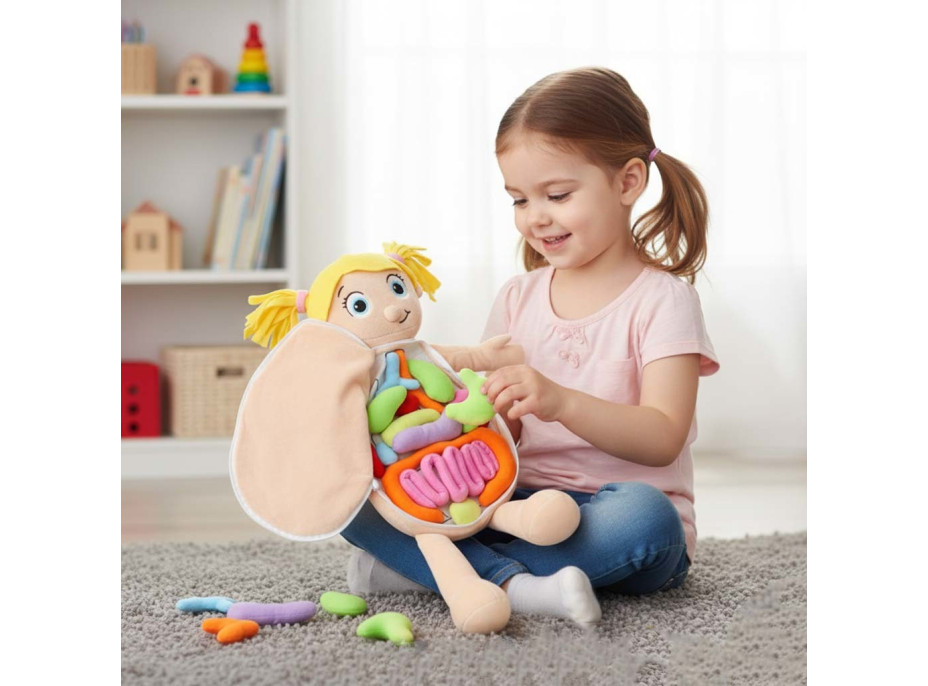 Bábika na učenie anatómie - dievča