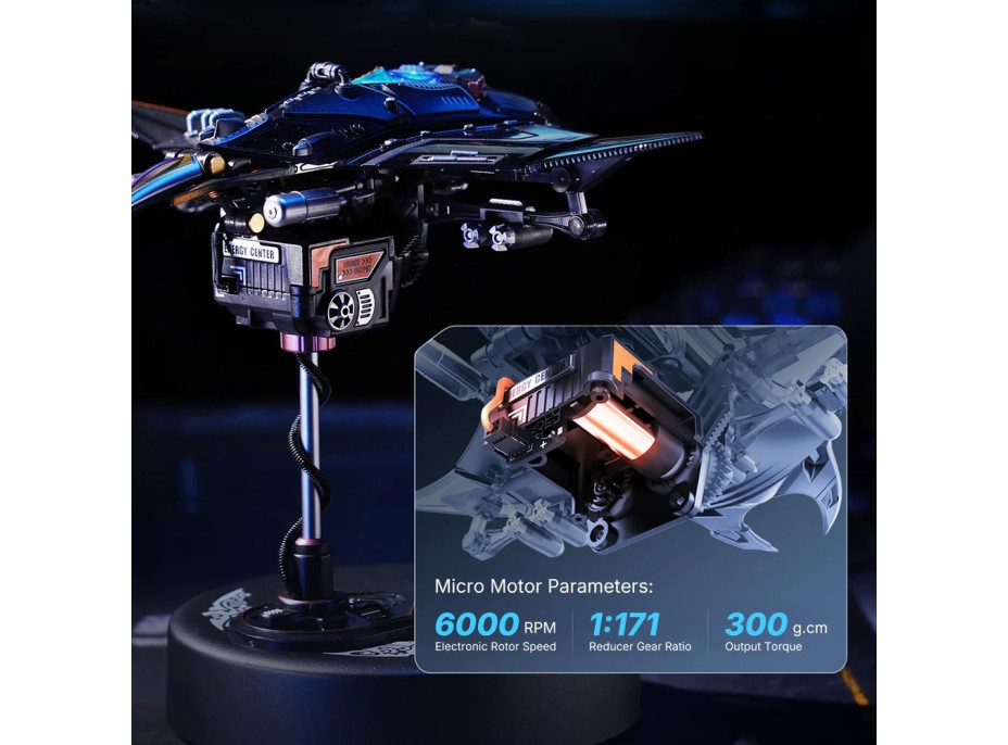 RoboTime 3D mechanická skladačka Manta Ray