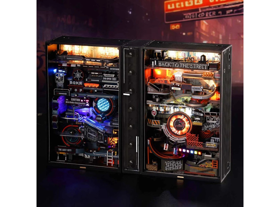 RoboTime 3D mechanická skladačka guličkovej dráhy Hip-hopová ulica