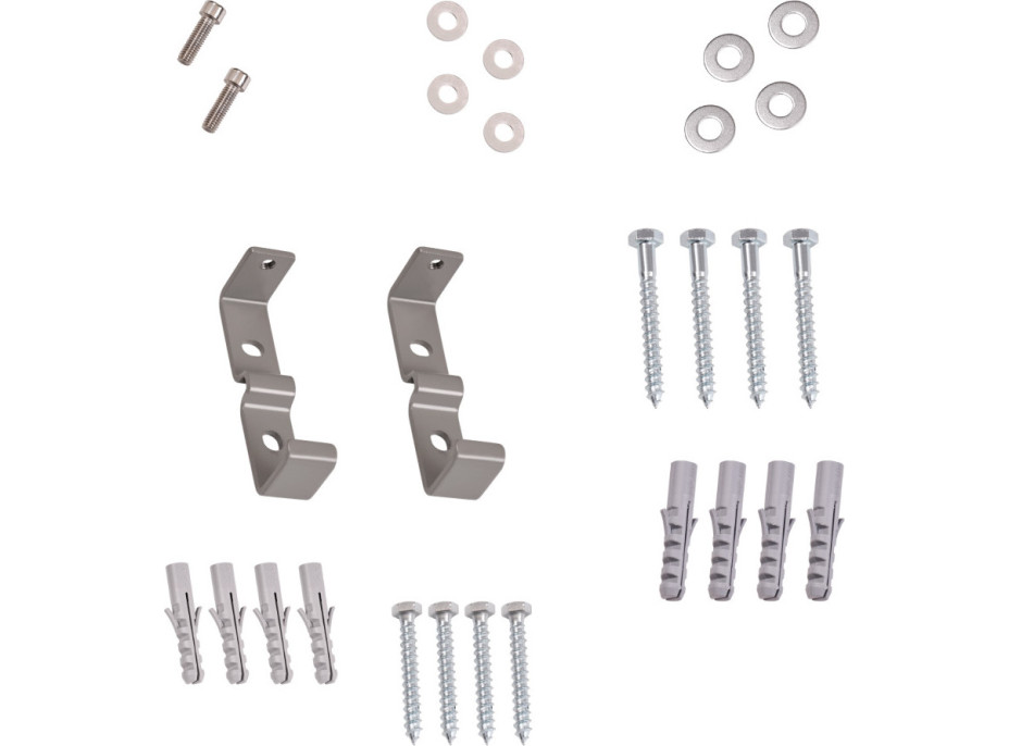 Bočná markíza LUARO rolovacia - 160 x 300 cm - tmavo šedá