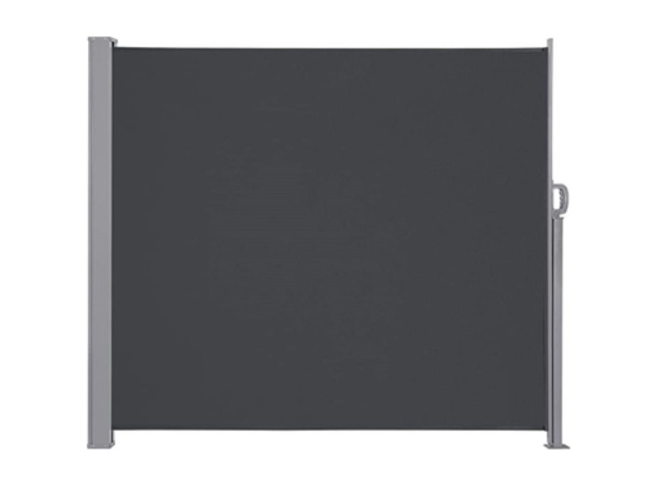 Bočná markíza LUARO rolovacia - 160 x 300 cm - tmavo šedá