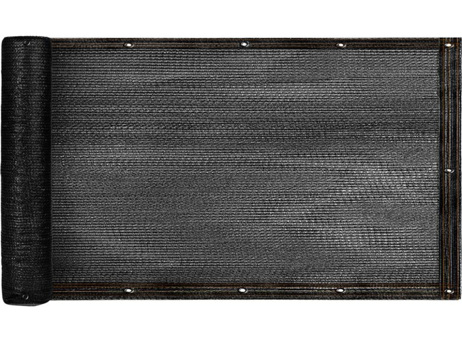 Clona na balkón LUARO - 105x700 cm - čierna