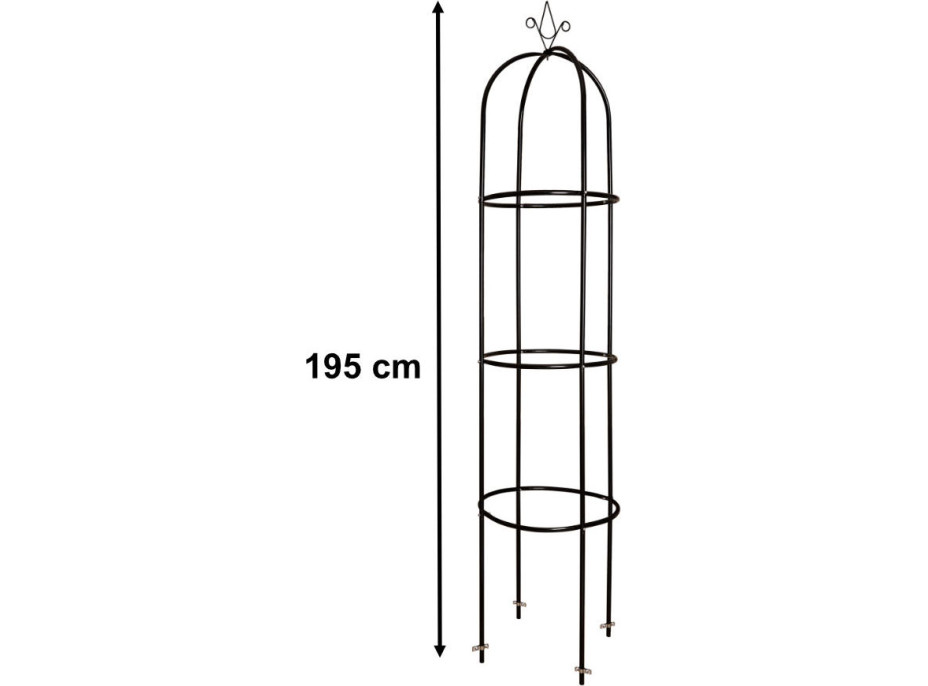 Záhradná kovová pergola LUARO 195 cm - stĺpik